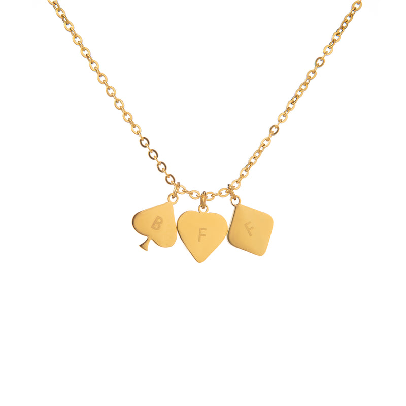 Personalised Playing Card Pendant