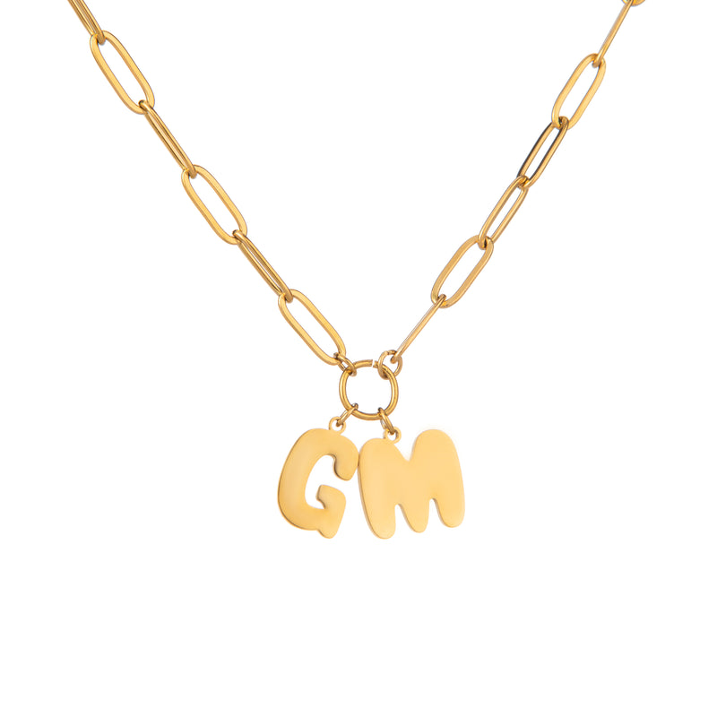 Personalised Bubble Letter Necklace