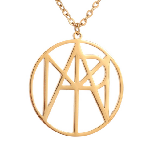 Personalised Monogram Medallion Necklace