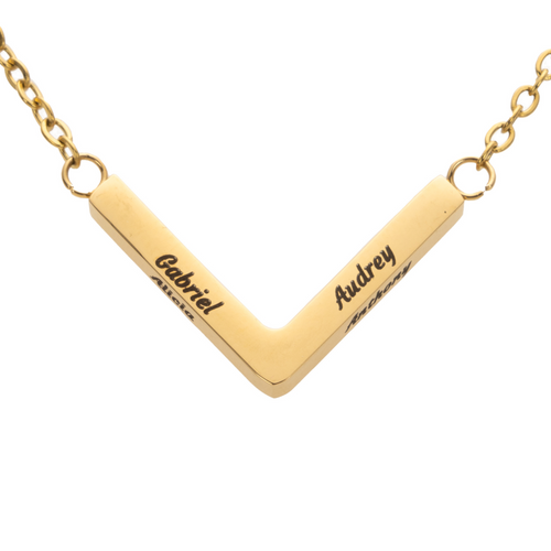 Personalised 4D Bar Necklace
