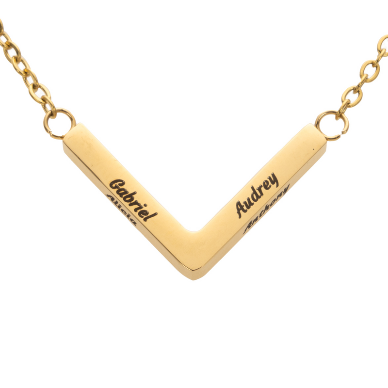 Personalised 4D Bar Necklace