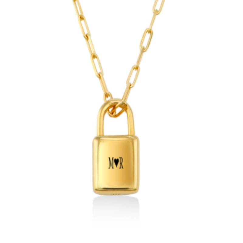 Personalised Lock Necklace