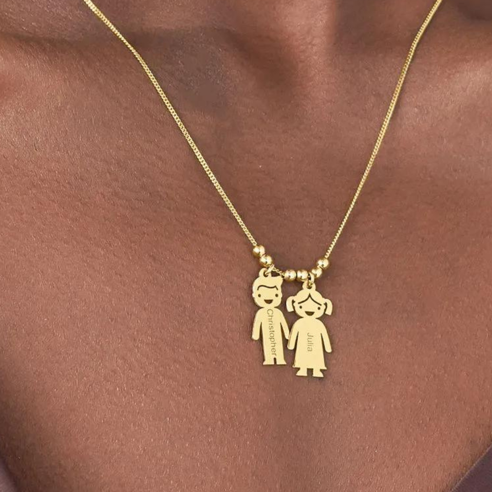 Gold 2024 child necklace