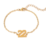 Kids Personalised 2 Letter or Number Bracelet