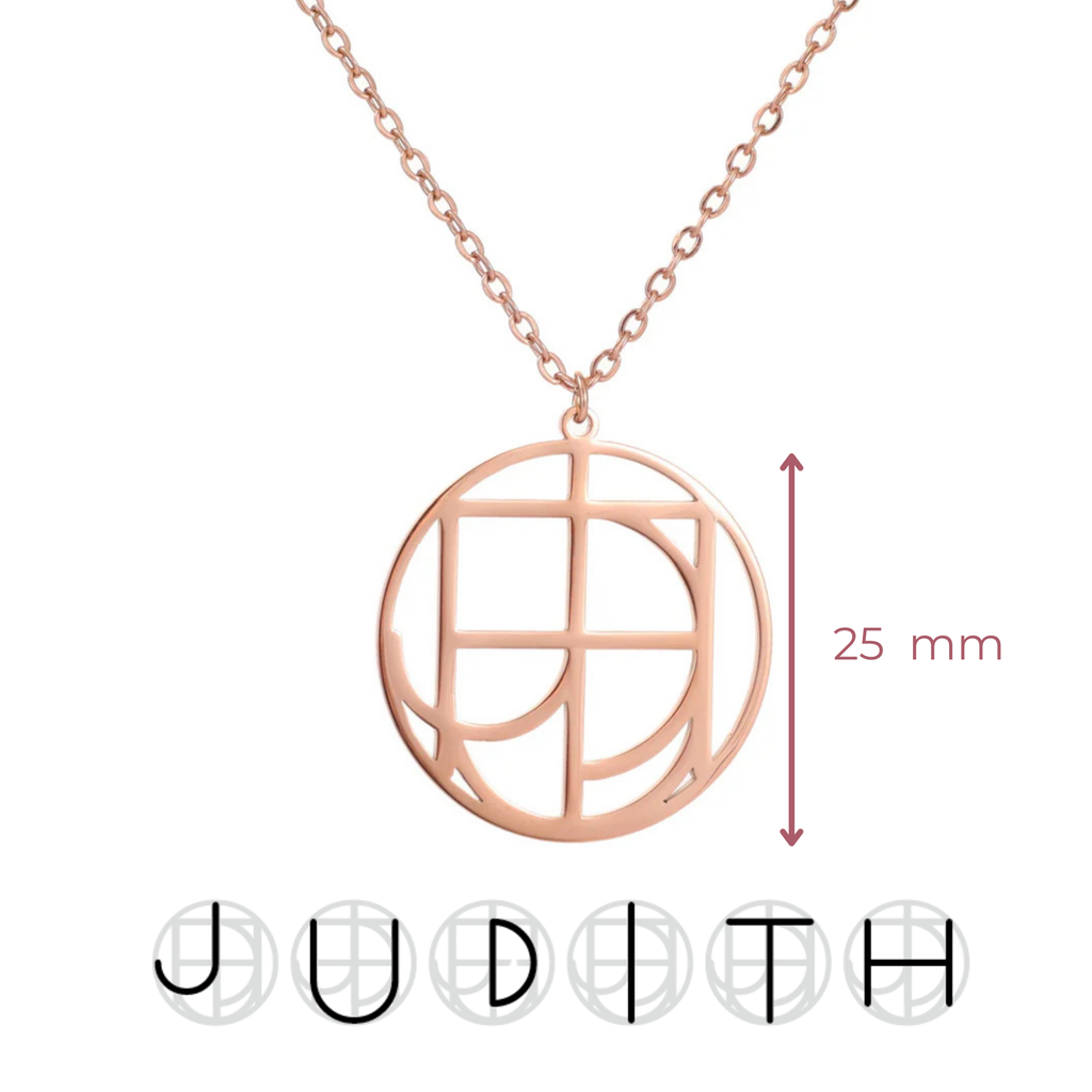 Personalised Monogram Medallion Necklace