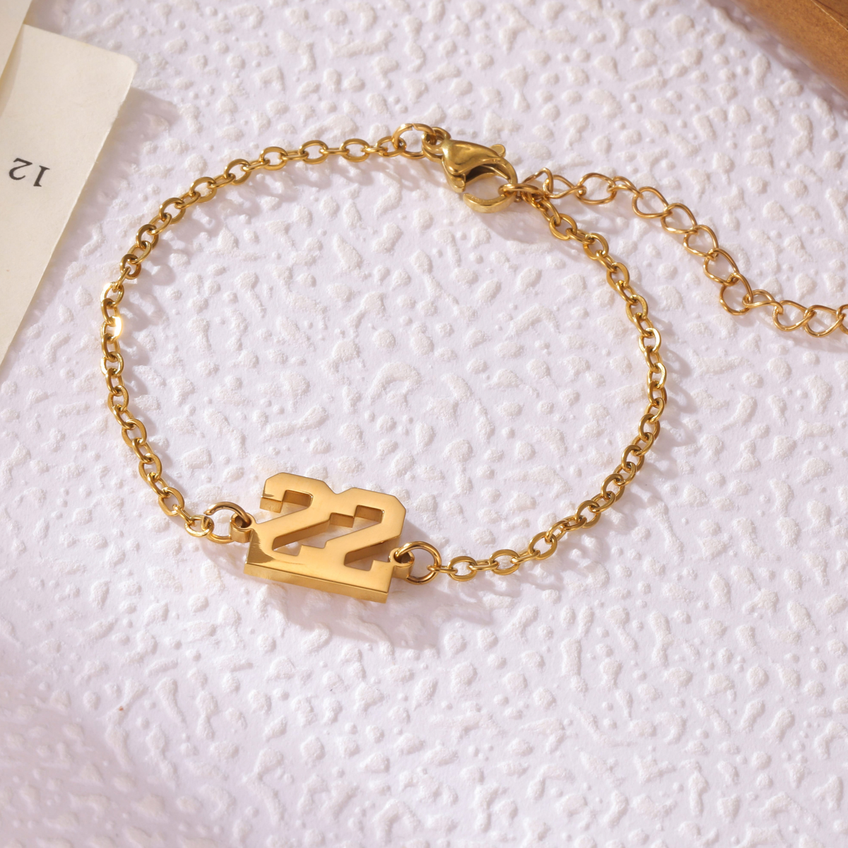 Kids Personalised 2 Letter or Number Bracelet