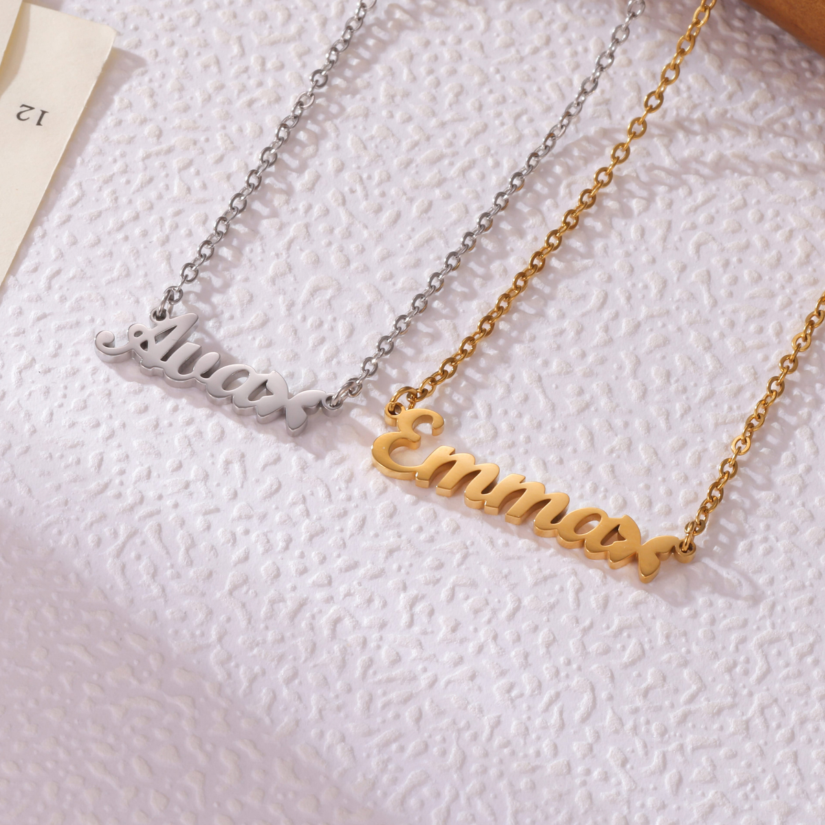 Kids Name Necklace with Butterfly