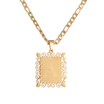 Kids Personalised Initial Medallion Necklace