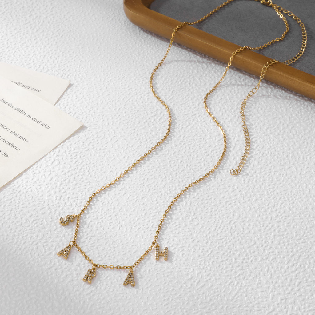 Golden Muse – Personalised Name Body Chain