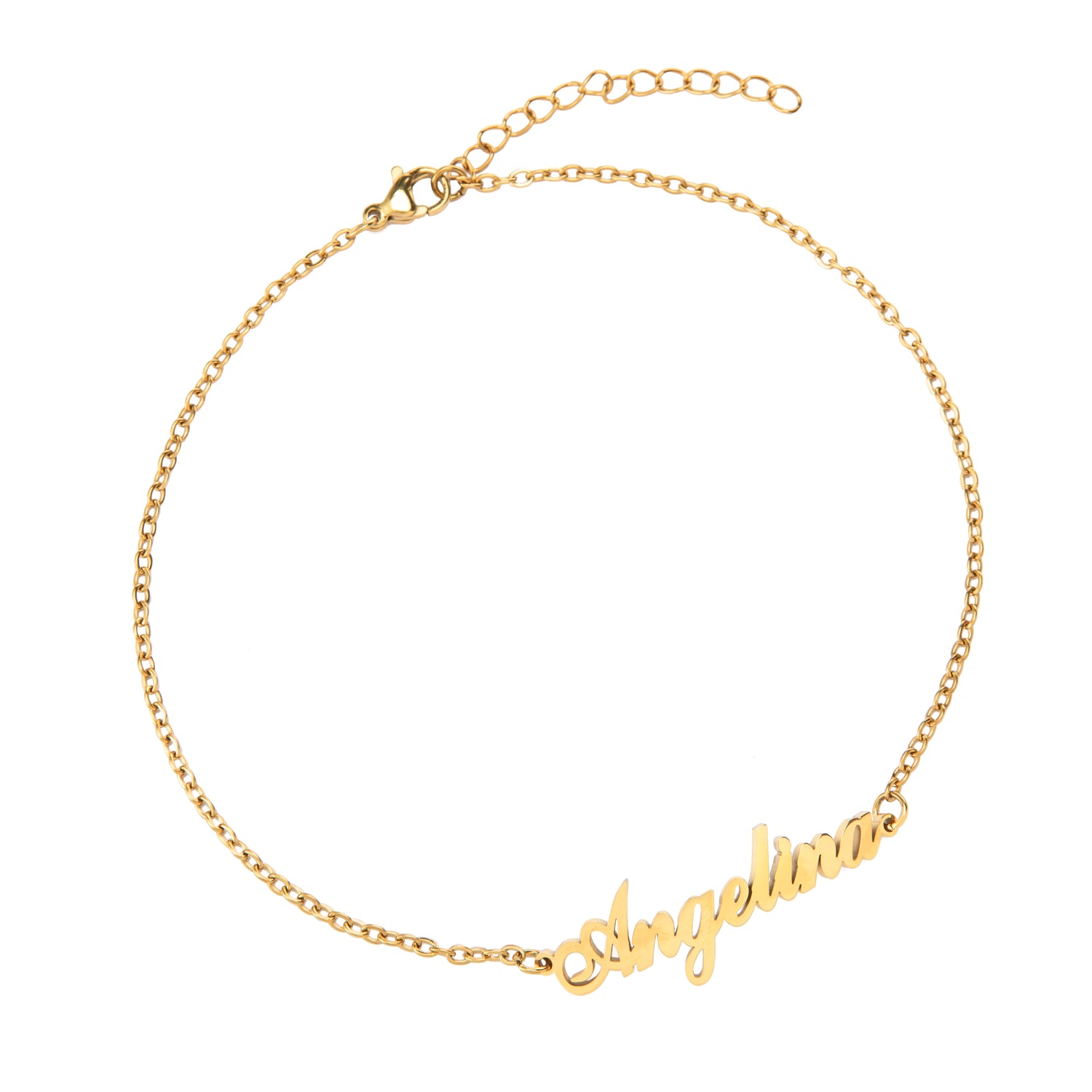 Personalised Name Ankle Bracelet