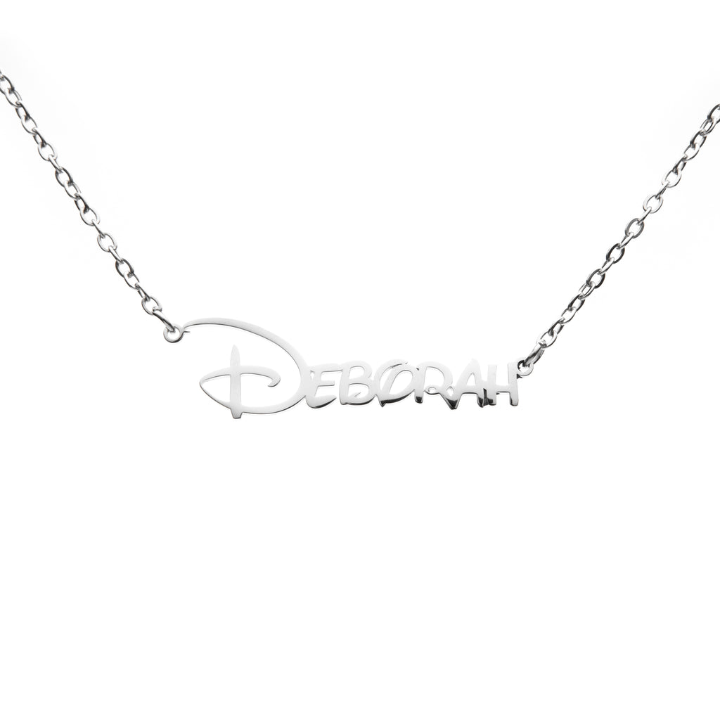 Disney-inspired Custom Font Necklace