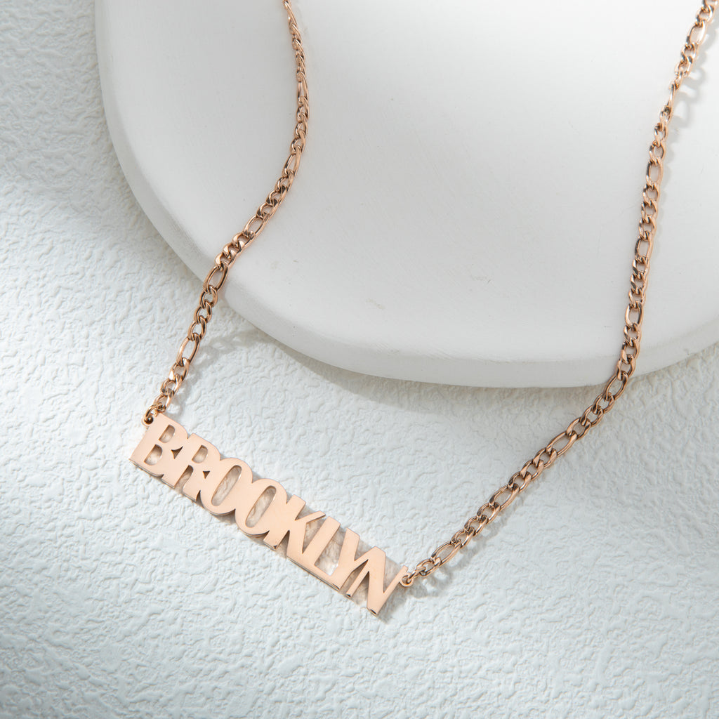 Personalised Capital Letters Necklace