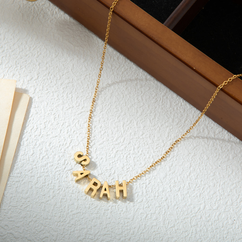 Personalised Small Letter Necklace