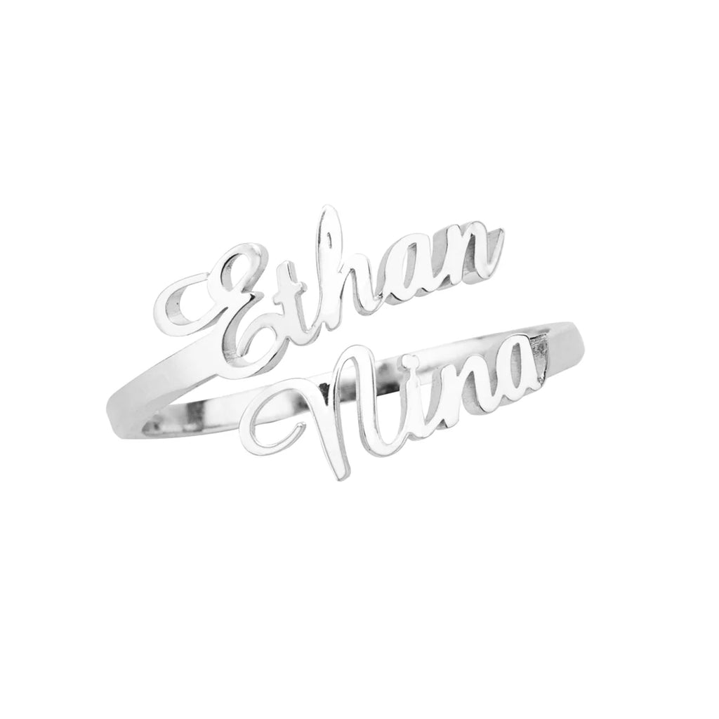 Personalised Two-Name Ring
