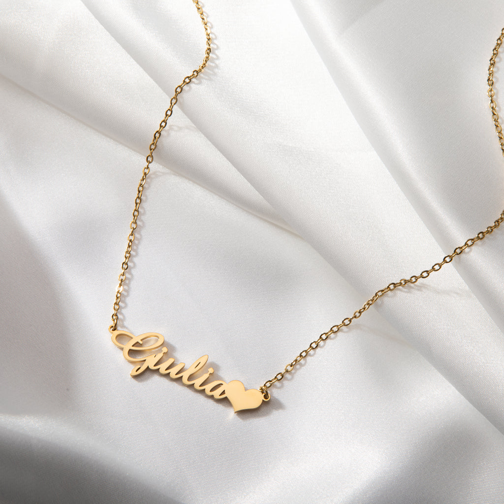 Personalised Name Necklace with Charm