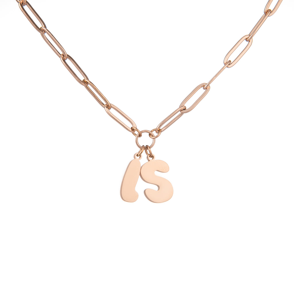 Personalised Bubble Letter Necklace
