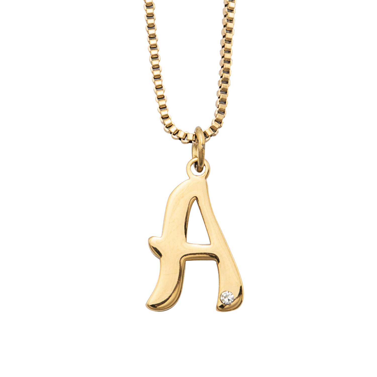 Diamond Initial Necklace