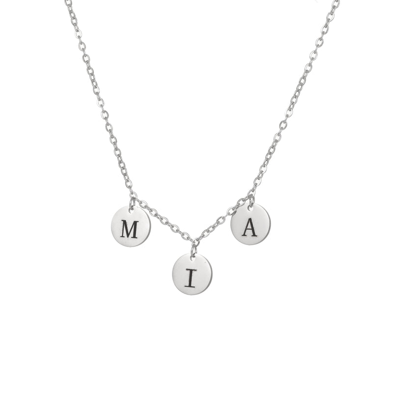 Personalised Name Medallion Necklace