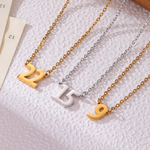 Kids Personalised Number Necklace