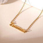 Kids Name Necklace with Butterfly