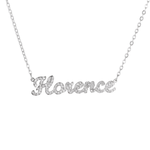 Kids Personalised Crystal Name Necklace