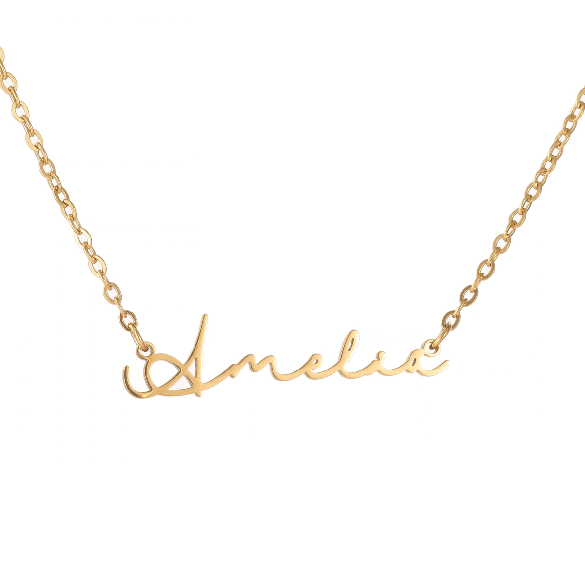 Kids Personalised Signature Name Necklace
