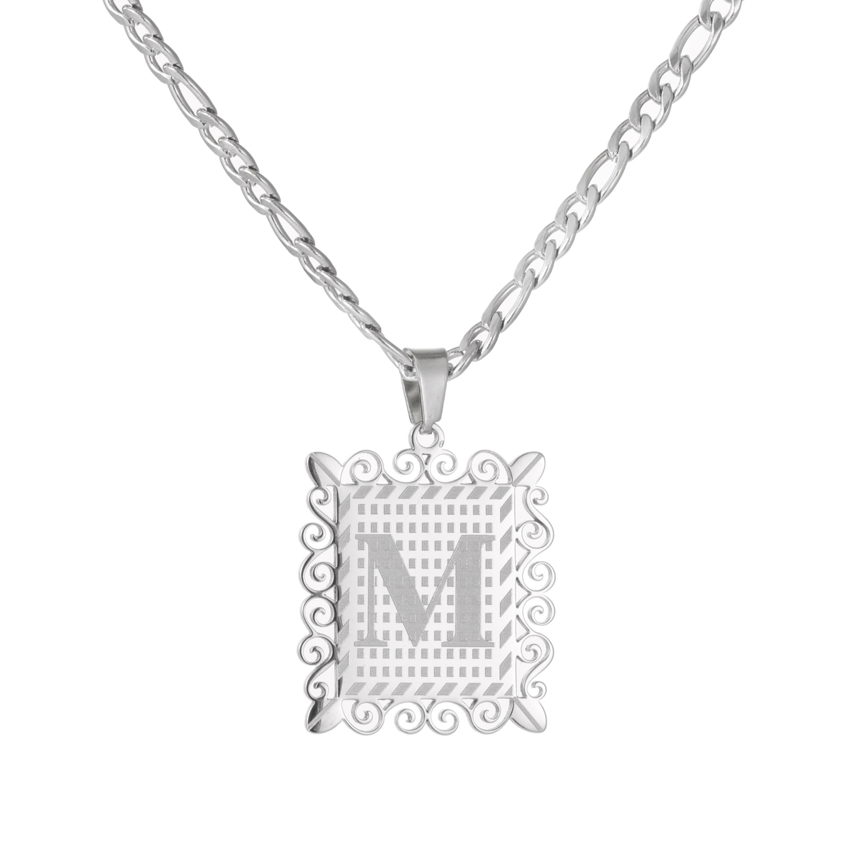 Kids Personalised Initial Medallion Necklace