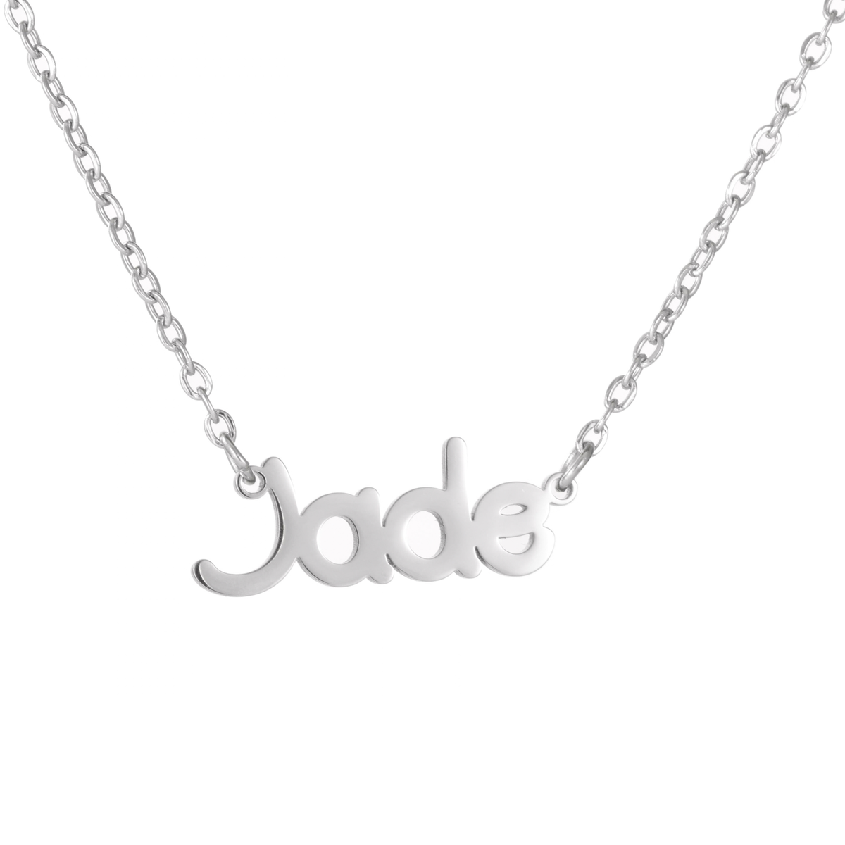 Kids Personalised Girly Name Necklace