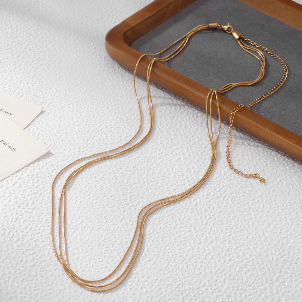 Cascade – Triple Strand Belly Chain