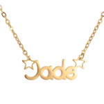 Kids Personalised Star Name Necklace
