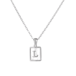 Kids Personalised Pearlescent Initial Necklace