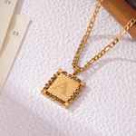 Kids Personalised Initial Medallion Necklace