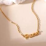 Kids Personalised Girly Name Necklace
