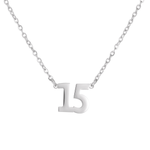 Kids Personalised Number Necklace
