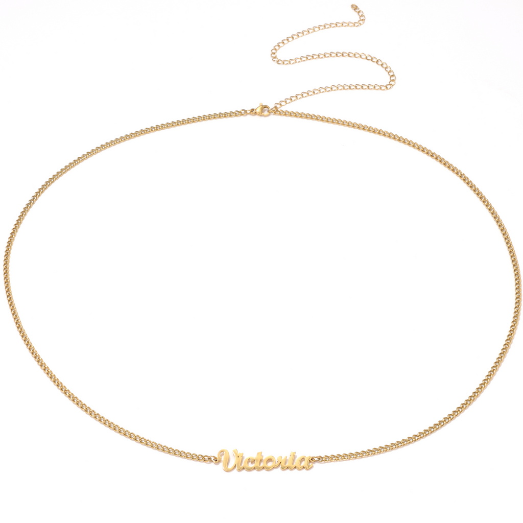 Corps & Lettres – Customisable Belly Chain