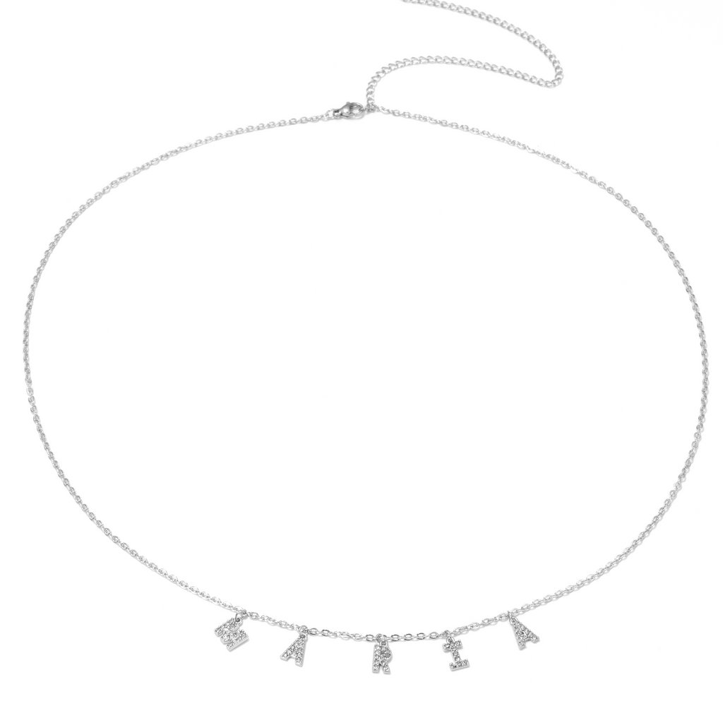 Golden Muse – Personalised Name Body Chain