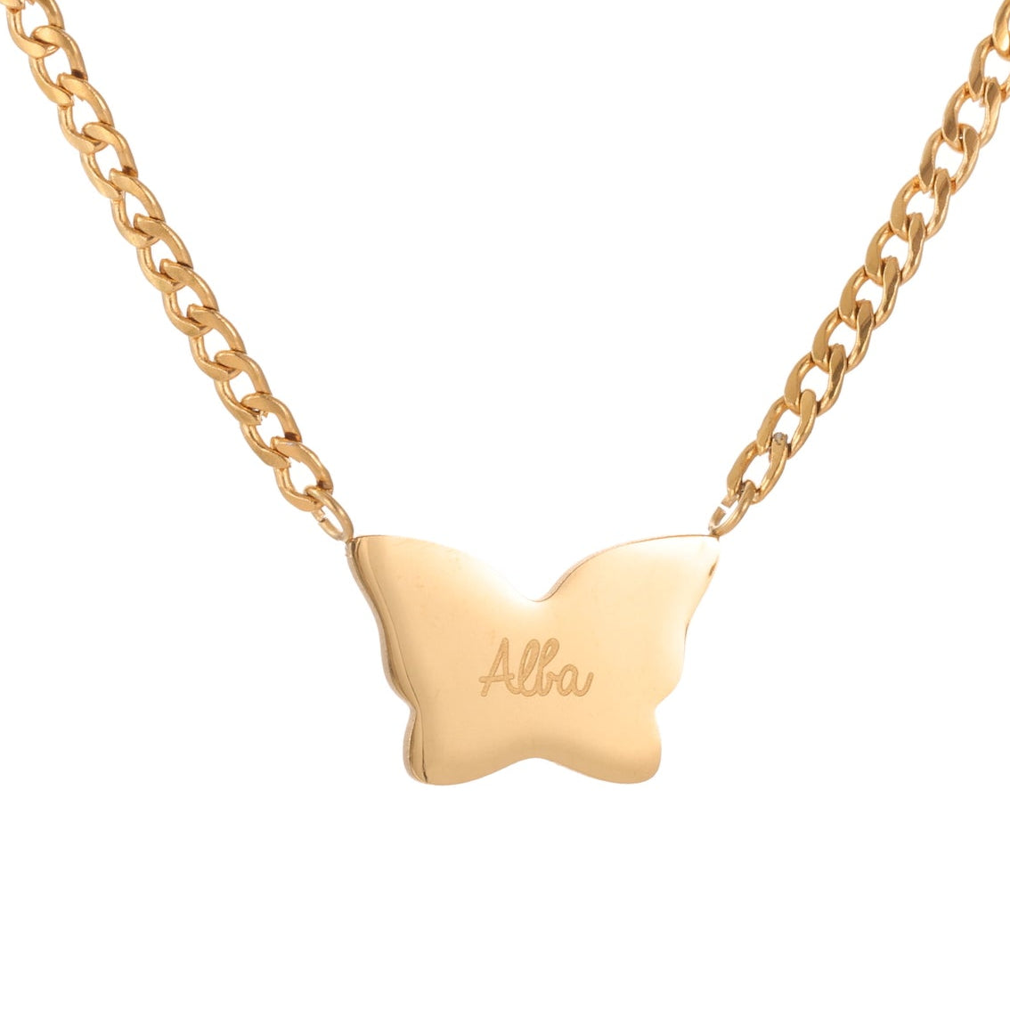 Personalised Butterfly Necklace