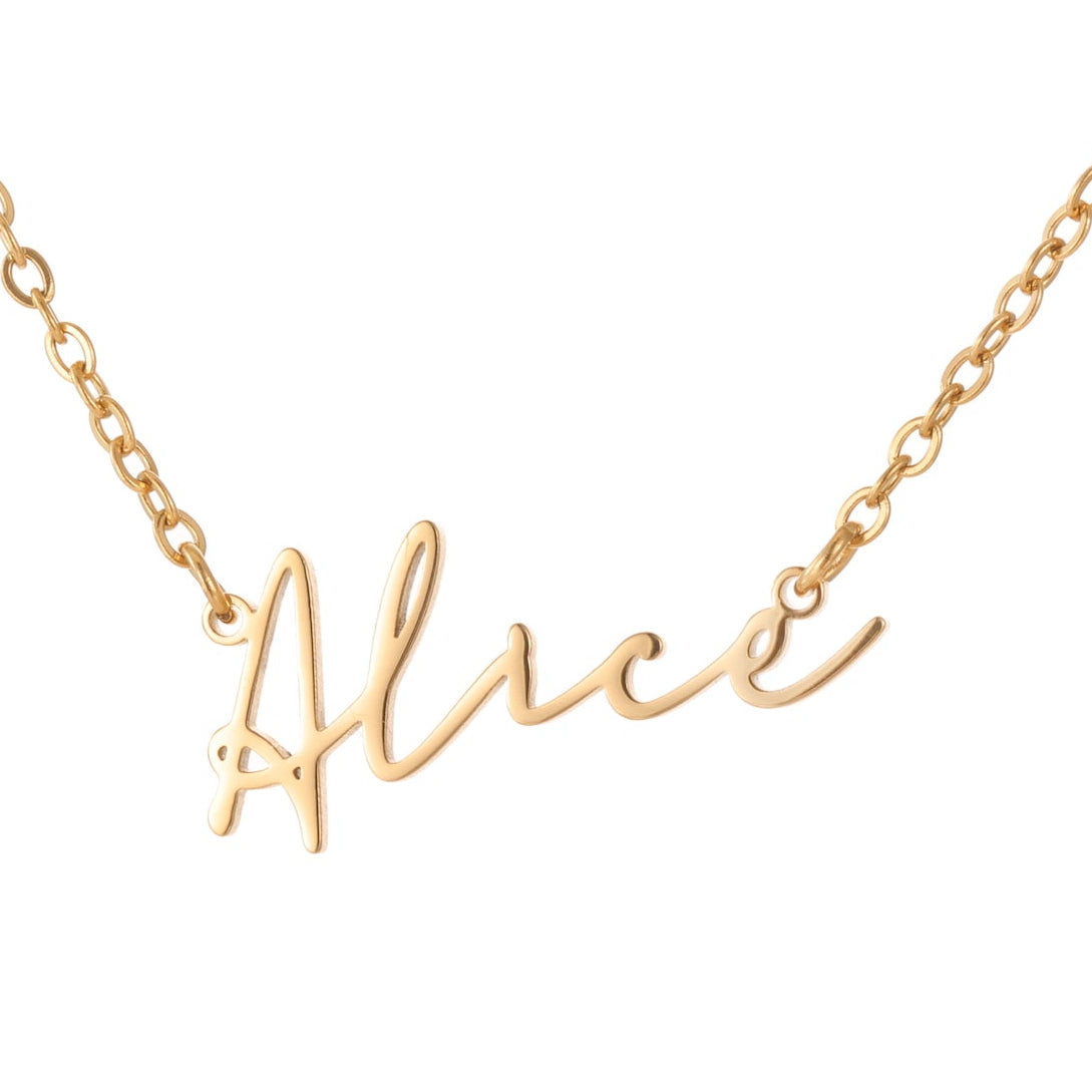 Personalised Script Name Necklace