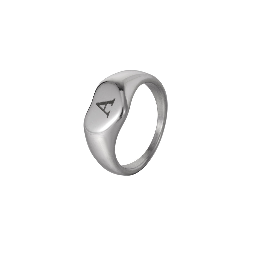 Personalised Signet Initial Ring