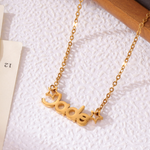 Kids Personalised Star Name Necklace