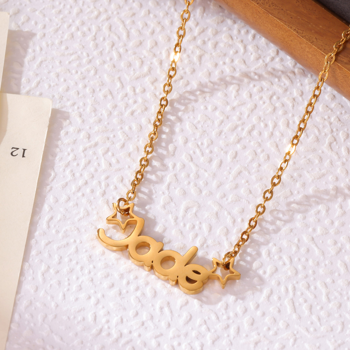 Kids Personalised Star Name Necklace