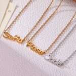 Kids Personalised Girly Name Necklace