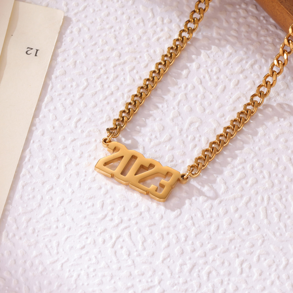 Kids Personalised Year Necklace