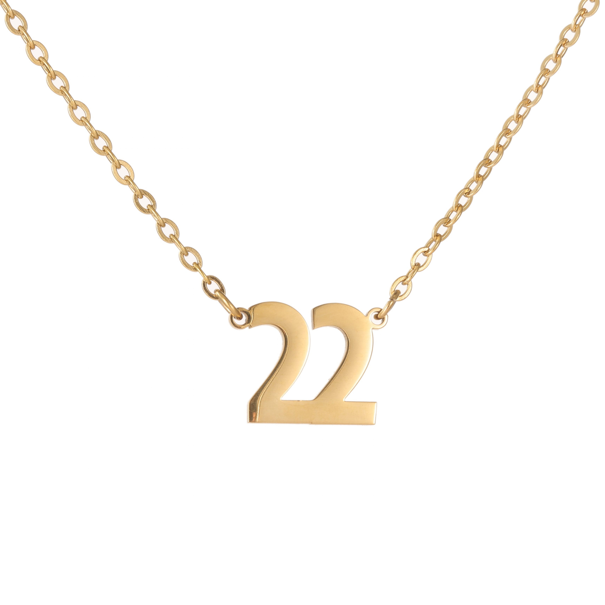 Kids Personalised Number Necklace