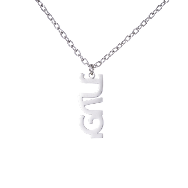 Hebrew Personalised Signature Necklace