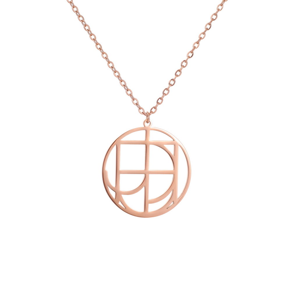 Personalised Monogram Medallion Necklace