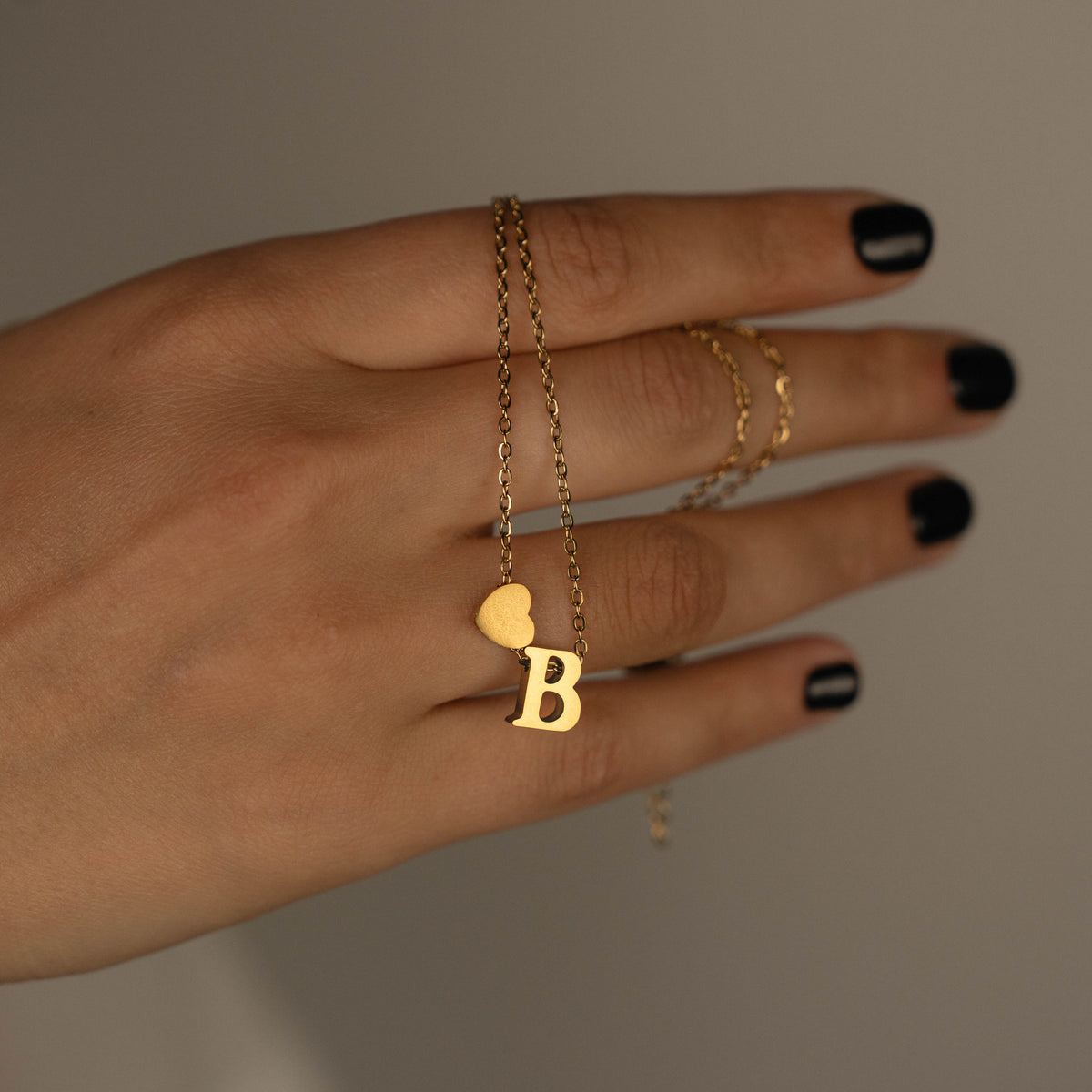Personalised Initial Heart Necklace