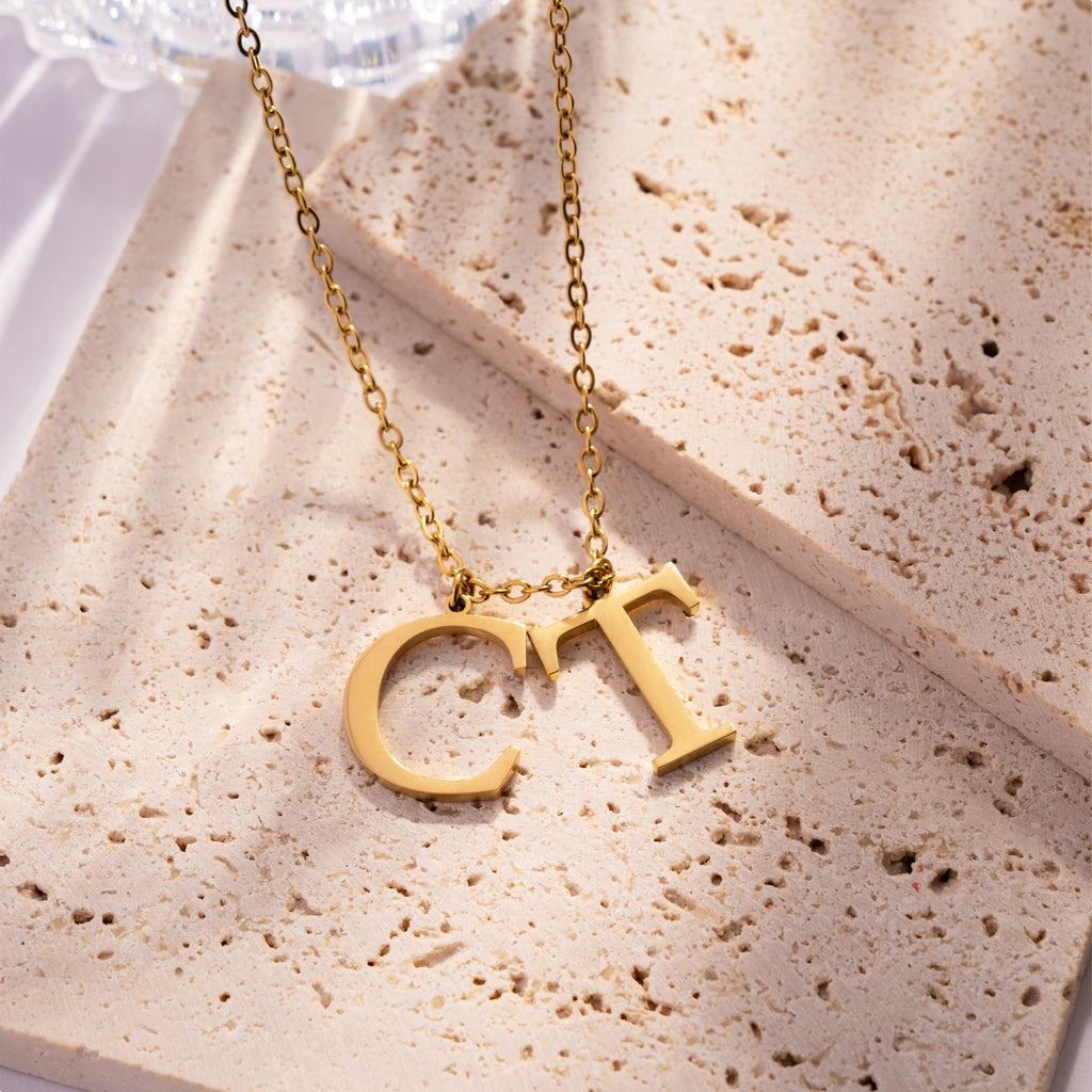 Personalised Uppercase Initials Necklace