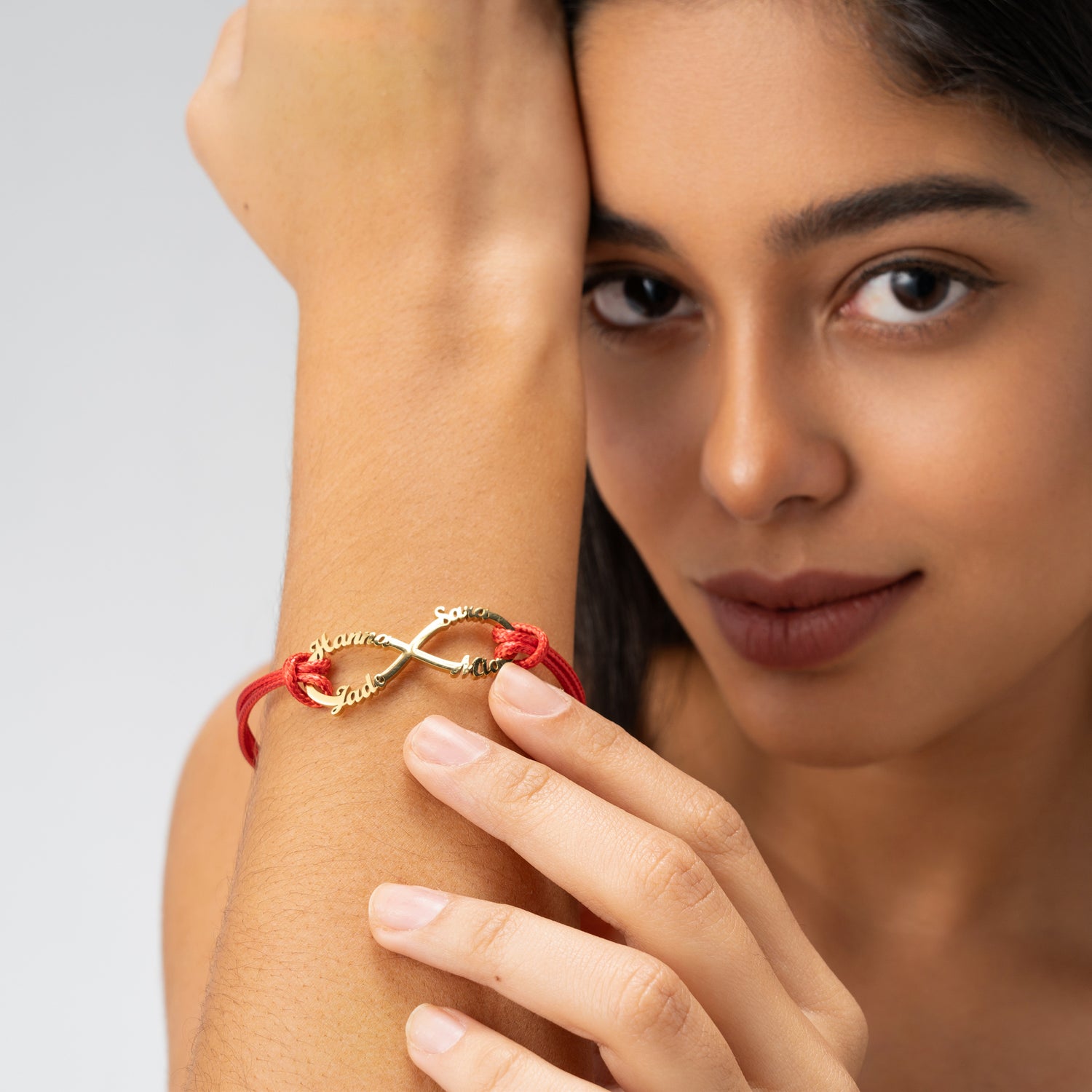 Personalised Infinity Cord Bracelet