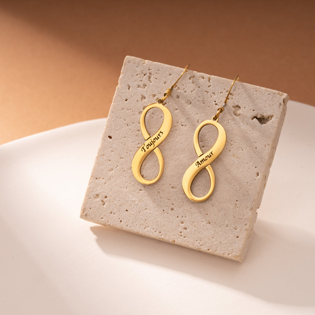 Infinity Drop Earrings